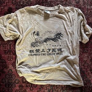 Vintage Graphic T-Shirt Great Wall